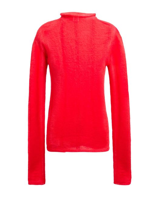 Alysi Red Turtleneck