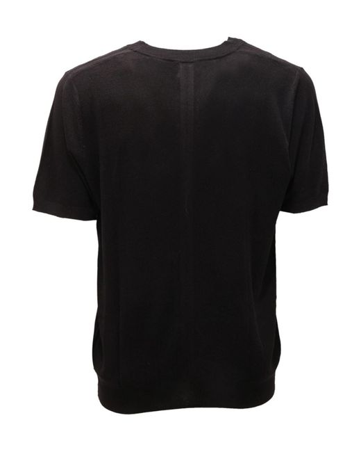 T-shirt Paolo Pecora pour homme en coloris Black
