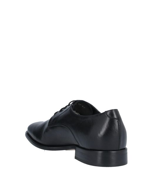 Roberto Botticelli Black Lace-up Shoes for men