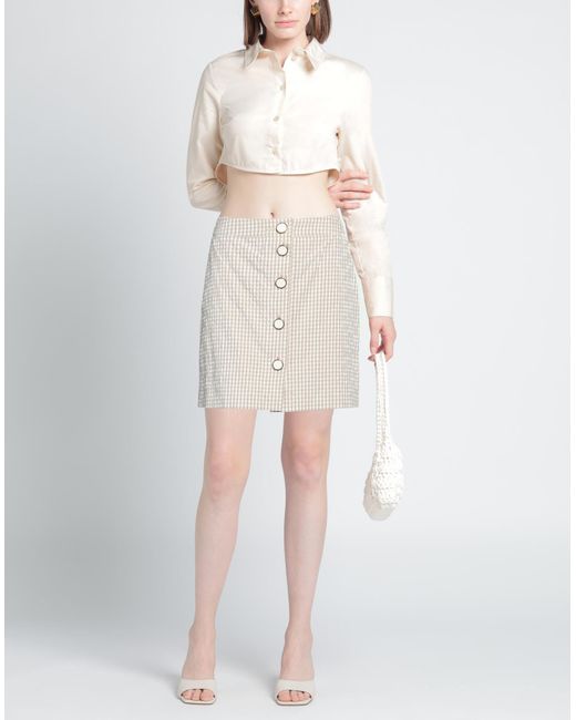 Golden Goose Deluxe Brand White Mini Skirt