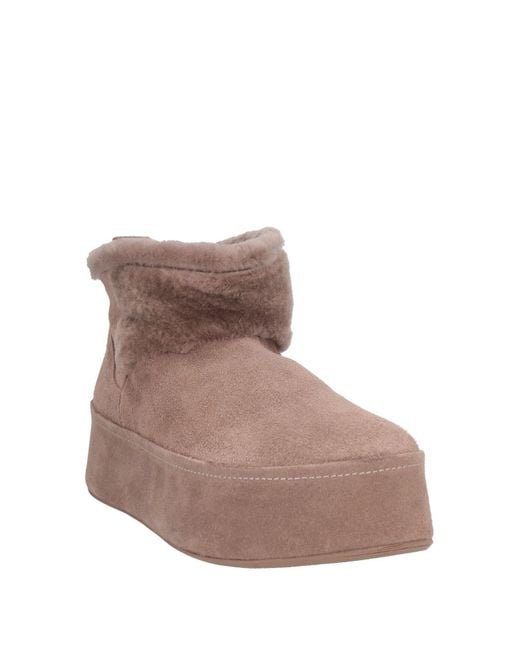 Paloma Barceló Brown Ankle Boots Leather