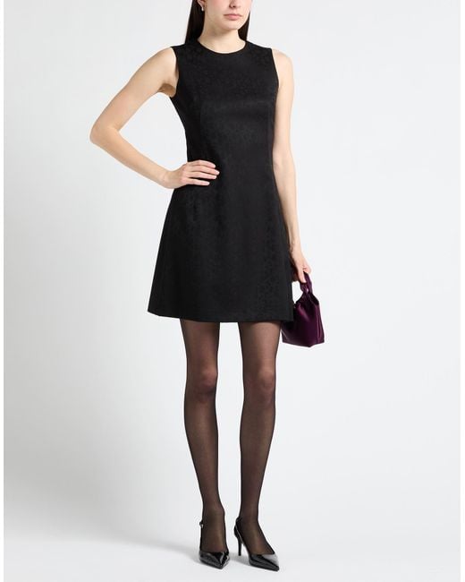 Dolce & Gabbana Mini Dress Virgin Wool, Elastane in Black | Lyst
