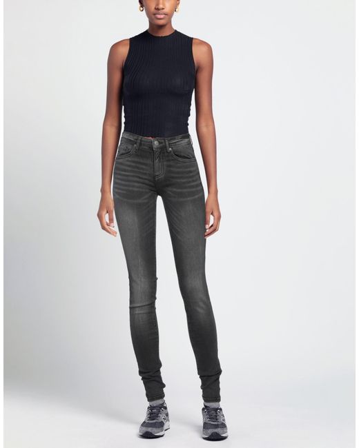 ARMANI EXCHANGE Gray Jeans Cotton, Polyester, Elastane