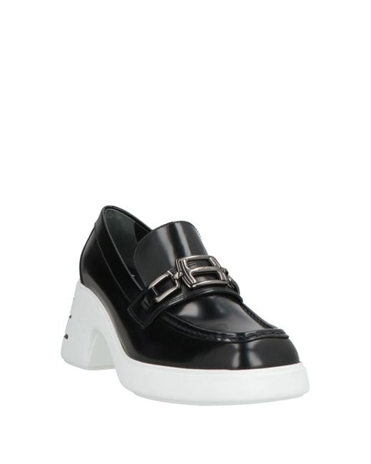 Hogan Black Mokassin