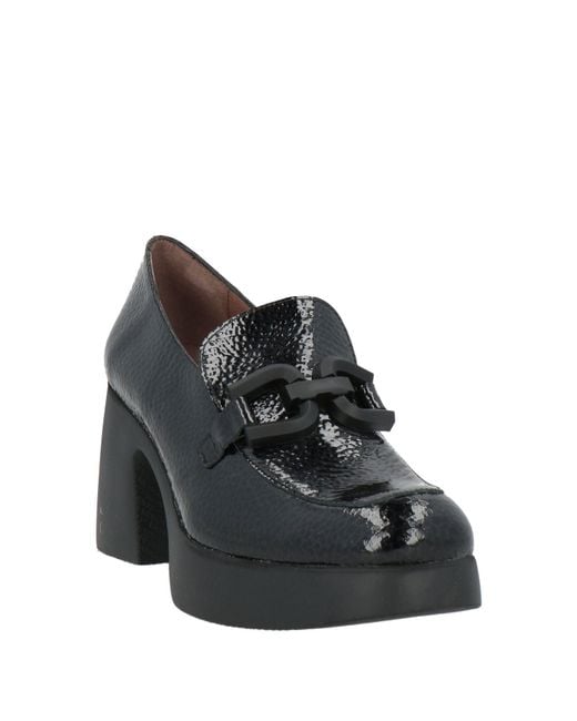 Wonders Black Mokassin