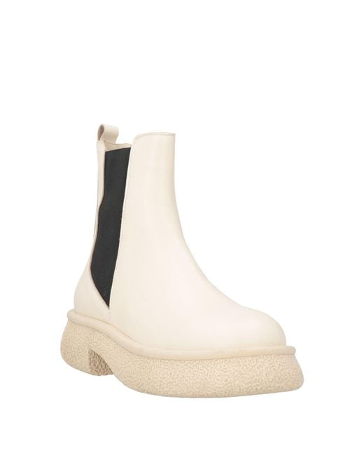 Tosca Blu White Ankle Boots