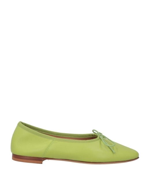 Mansur Gavriel Green Ballet Flats