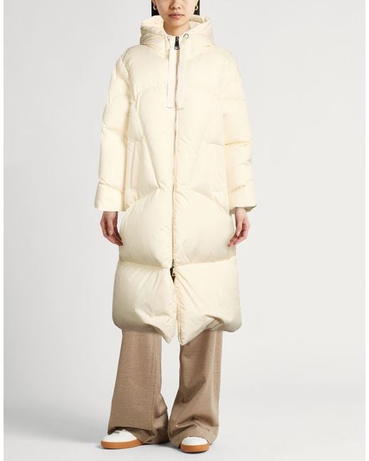 Khrisjoy Natural Ivory Puffer Polyester, Polyurethane