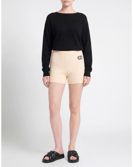 Twinset Natural Shorts & Bermuda Shorts