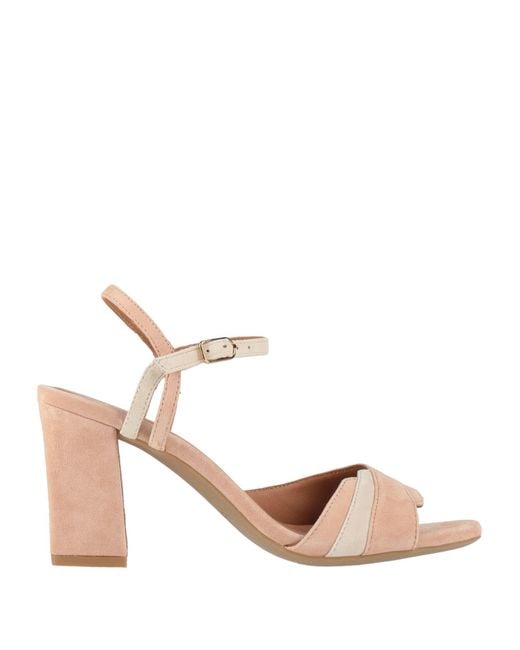 Geox Pink Espadrilles Leather