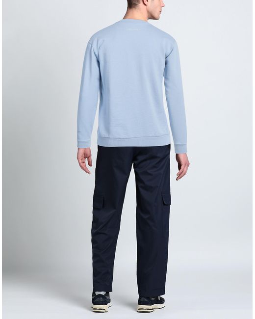 Grey Daniele Alessandrini Blue Sweatshirt for men