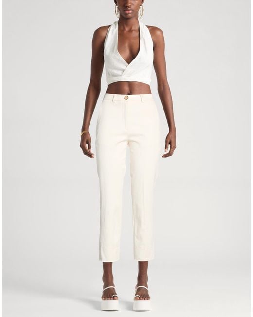 SEVENTY VENEZIA White Pants