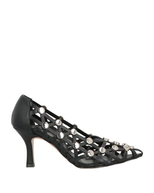 Divine Follie Black Pumps Synthetic Material
