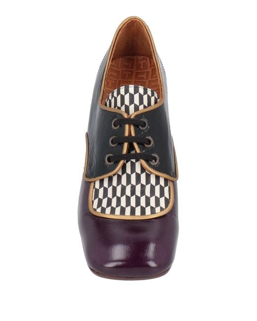 Chie Mihara Brown Lace-up Shoes