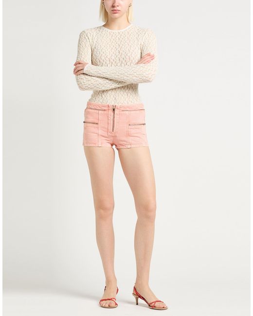 Isabel Marant Pink Denim Shorts