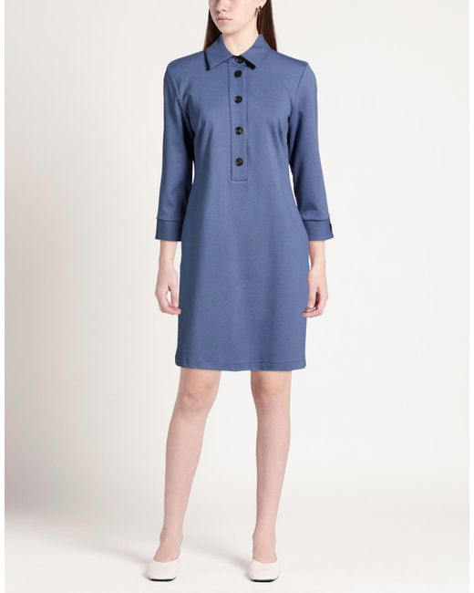 Camicettasnob Blue Mini Dress