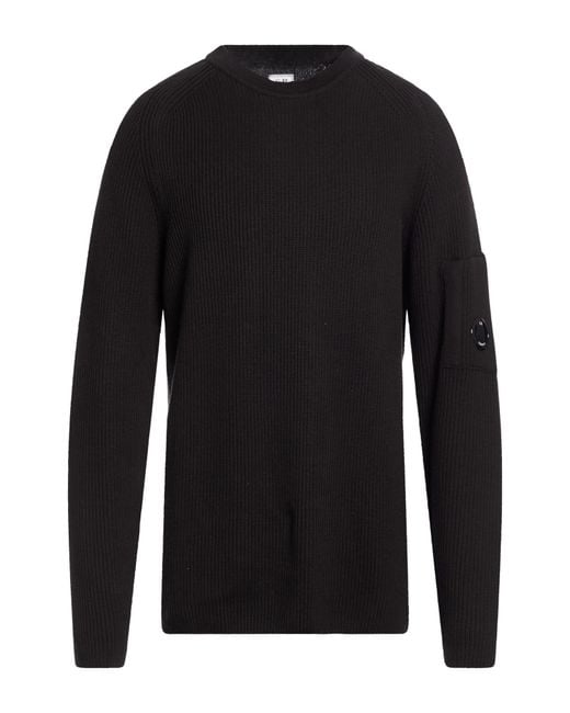 C P Company Black Jumper for men