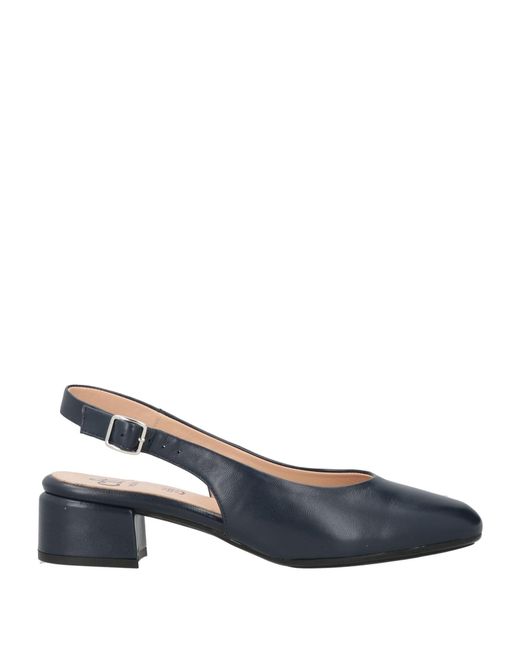 CFT VENICE Blue Midnight Pumps Leather