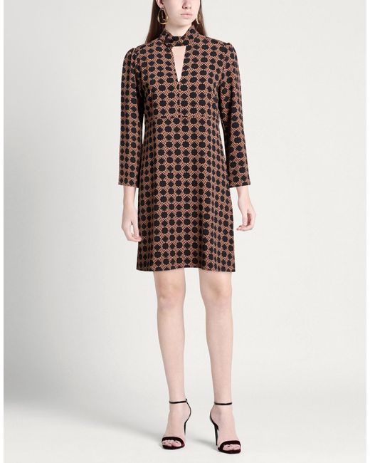 Nenette Brown Mini Dress