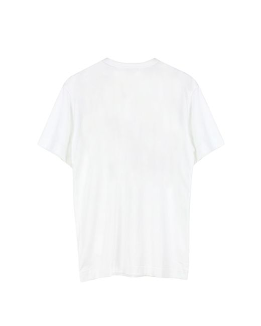 Camiseta COMME DES GARÇONS PLAY de hombre de color White
