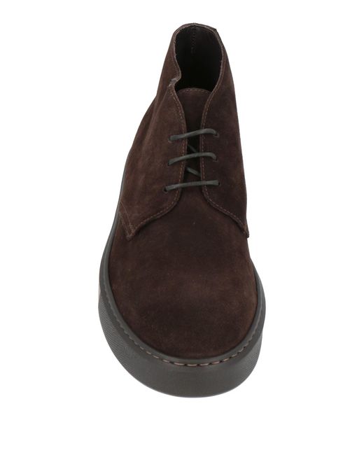 Doucal's Brown Ankle Boots for men