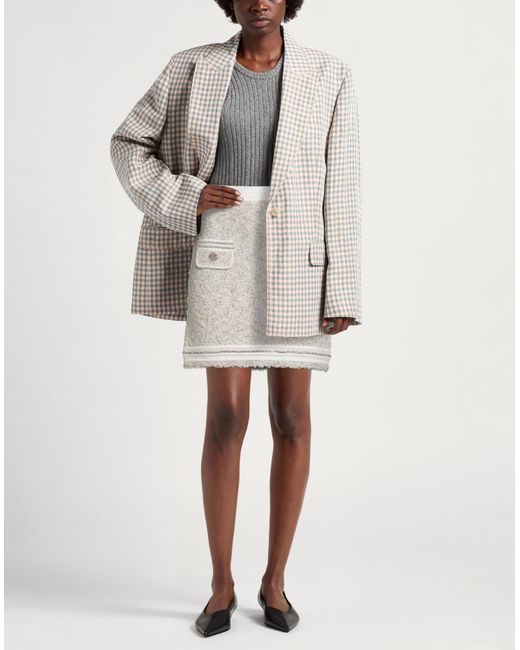 Blugirl Blumarine Gray Minirock