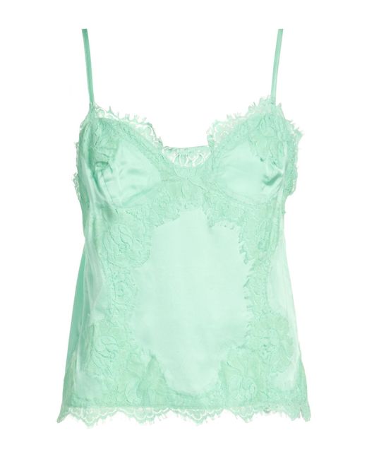 Pink Memories Green Top Viscose, Elastane, Cotton, Polyamide