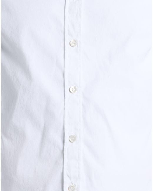 Eleventy White Shirt Cotton, Polyamide, Elastane for men