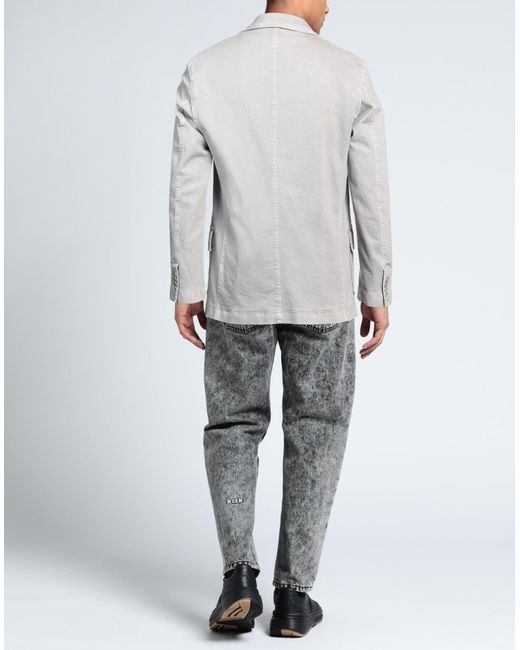 Moschino Jeansjacke/-mantel in Gray für Herren