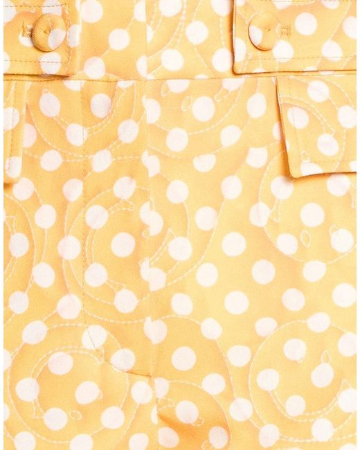 Moschino Metallic Shorts & Bermuda Shorts Polyester, Elastane