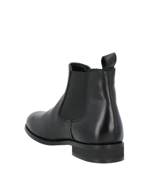 CafeNoir Black Ankle Boots for men