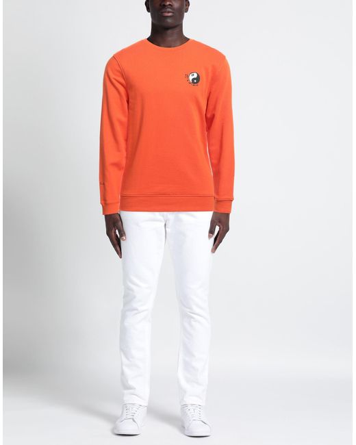 Daniele Alessandrini Orange Sweatshirt for men
