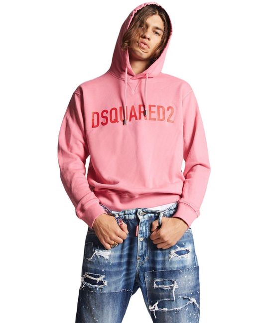 Sweat-shirt DSquared² pour homme en coloris Pink