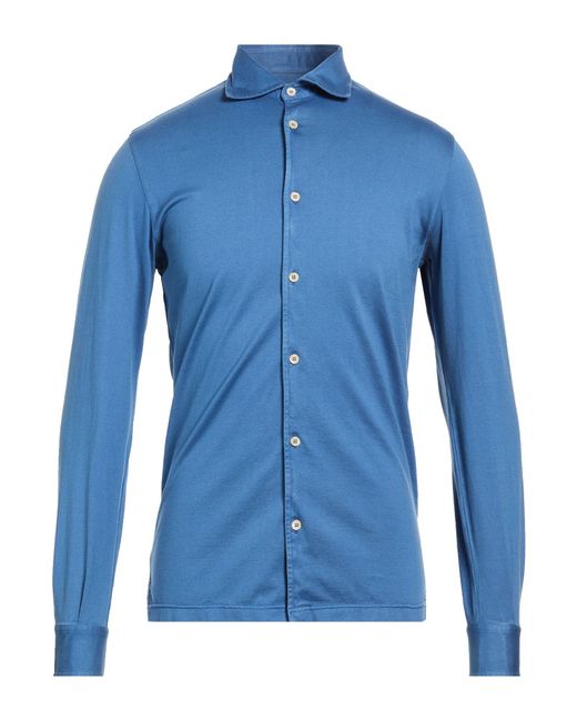Fedeli Blue Shirt for men