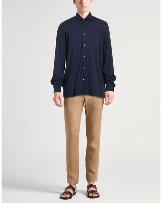 Camicia di Fedeli in Blue da Uomo