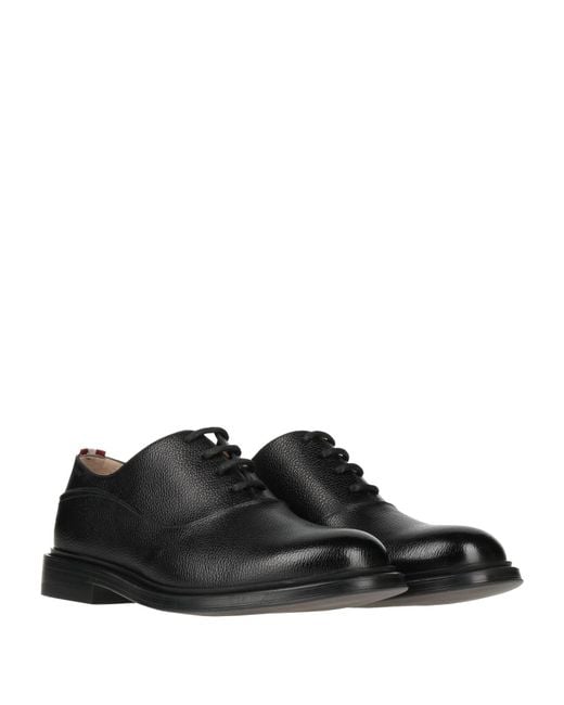 Bally Black Lace-Up Shoes Calfskin for men