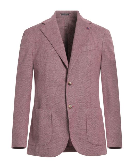 Americana Lardini de hombre de color Purple