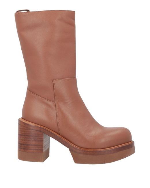 Paloma Barceló Brown Ankle Boots