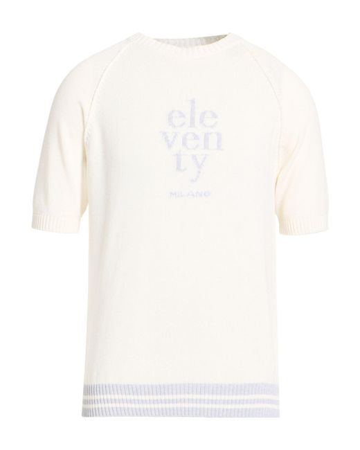Pullover di Eleventy in White da Uomo