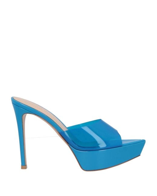 Gianvito Rossi Blue Sandals