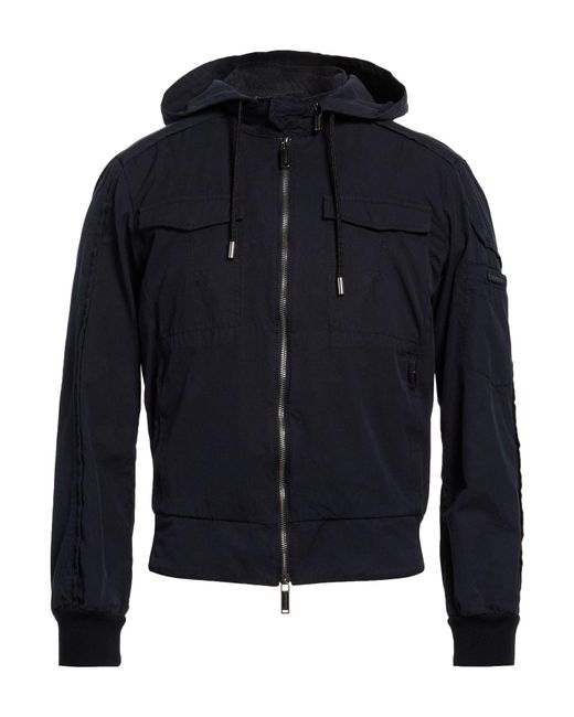Bikkembergs Blue Jacket Cotton for men