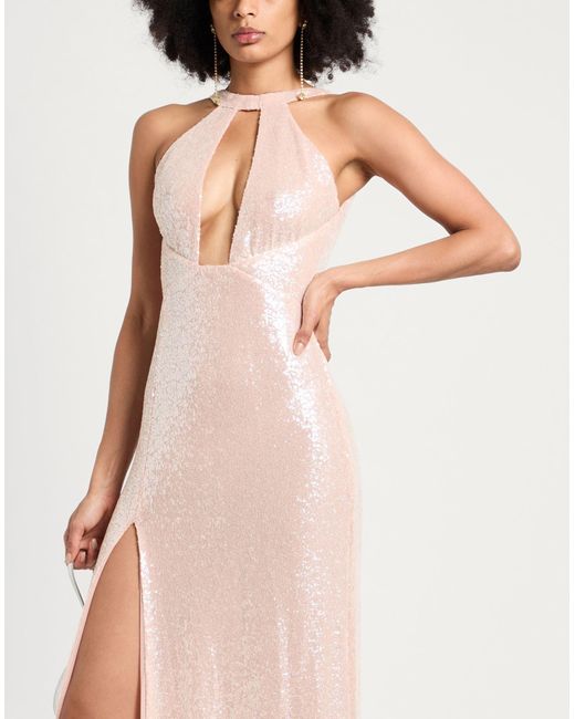 Gaelle Paris Pink Maxi-Kleid