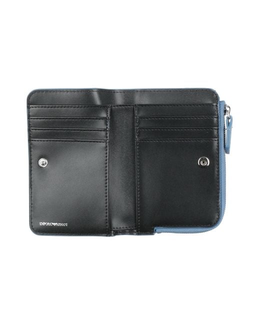 Emporio Armani Blue Wallet