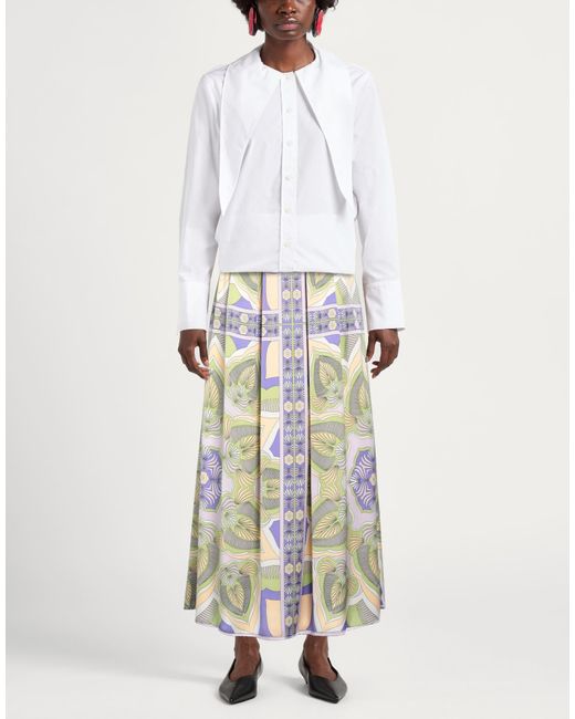Anonyme Designers White Maxi Skirt