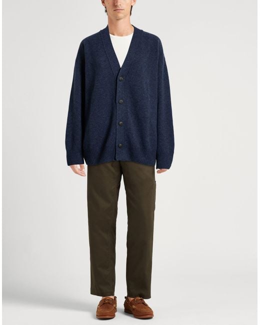 Gran Sasso Blue Cardigan Virgin Wool for men