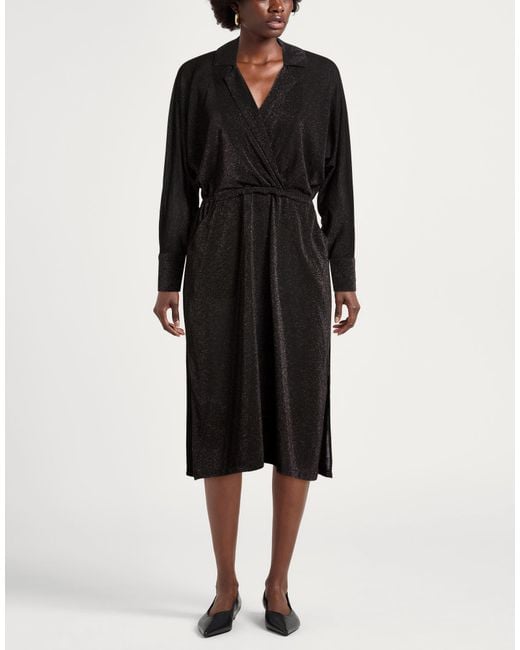 Momoní Black Midi Dress