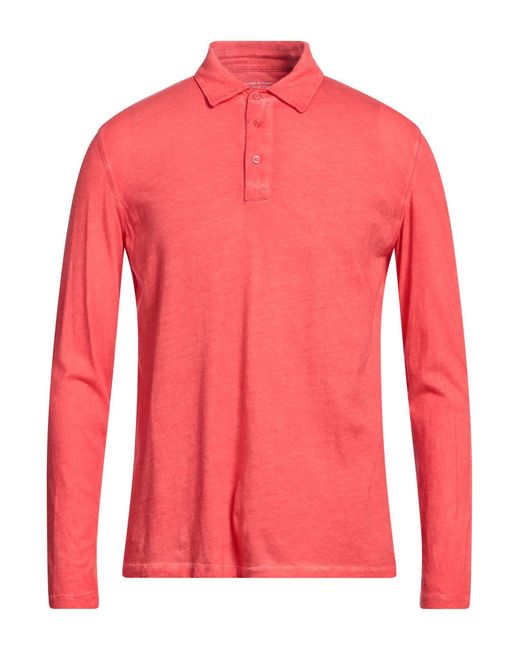 Majestic Filatures Red Polo Shirt for men