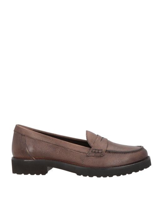 Calpierre Brown Loafers Leather