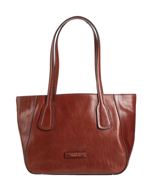 The Bridge Red Handbag Leather