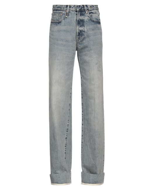 R13 Gray Jeans for men